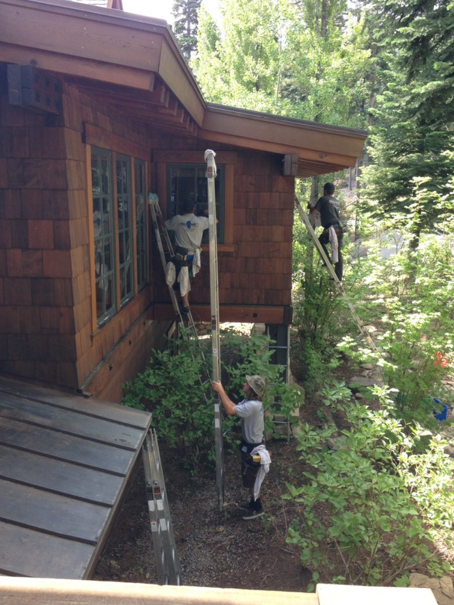 Screen Cleaning project from Great Basin Window Cleaning